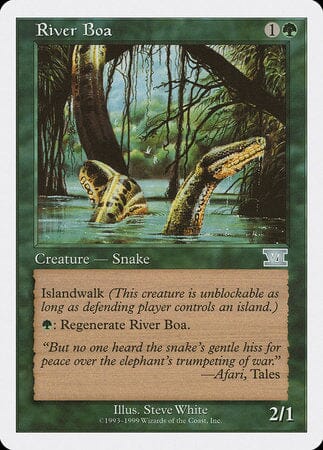 River Boa [Battle Royale Box Set] MTG Single Magic: The Gathering  | Multizone: Comics And Games