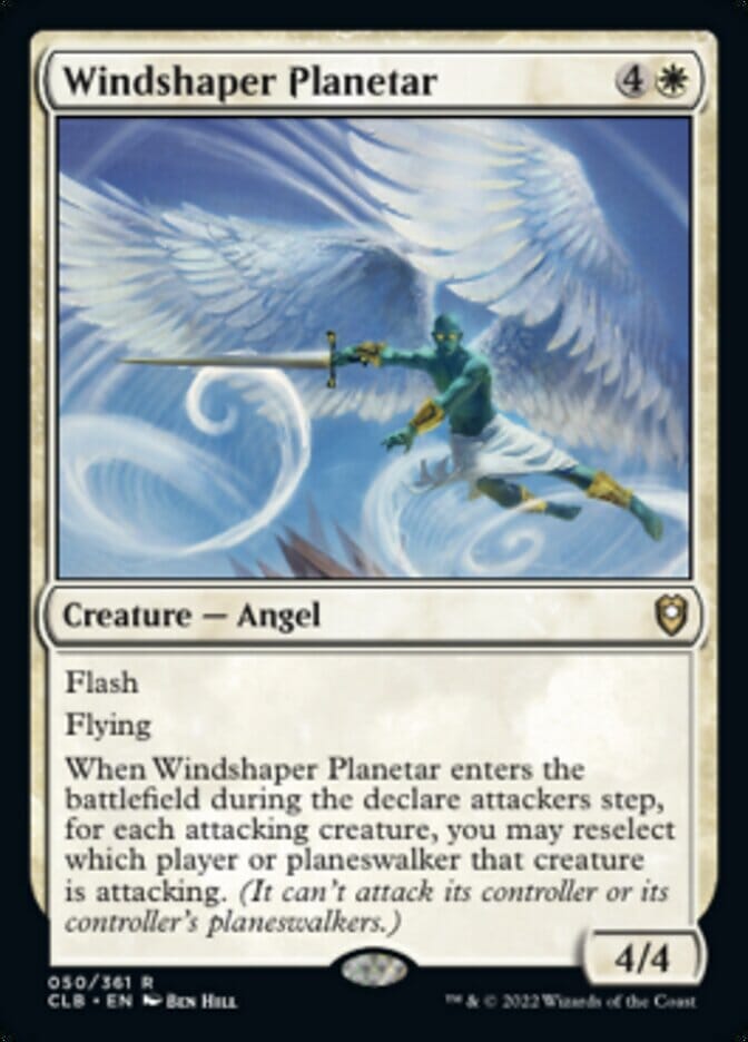 Windshaper Planetar [Commander Legends: Battle for Baldur's Gate] MTG Single Magic: The Gathering  | Multizone: Comics And Games