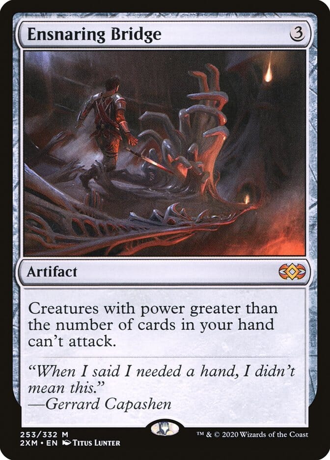 Ensnaring Bridge [Double Masters] MTG Single Magic: The Gathering  | Multizone: Comics And Games