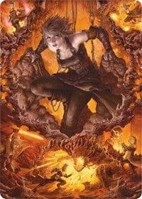 Nahiri, Heir of the Ancients [Zendikar Rising Art Series] MTG Single Magic: The Gathering  | Multizone: Comics And Games