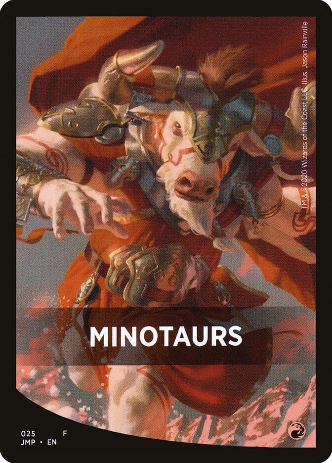Minotaurs Theme Card [Jumpstart Front Cards] MTG Single Magic: The Gathering  | Multizone: Comics And Games