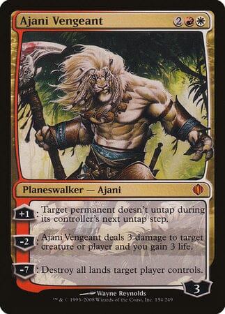 Ajani Vengeant [Shards of Alara] MTG Single Magic: The Gathering  | Multizone: Comics And Games