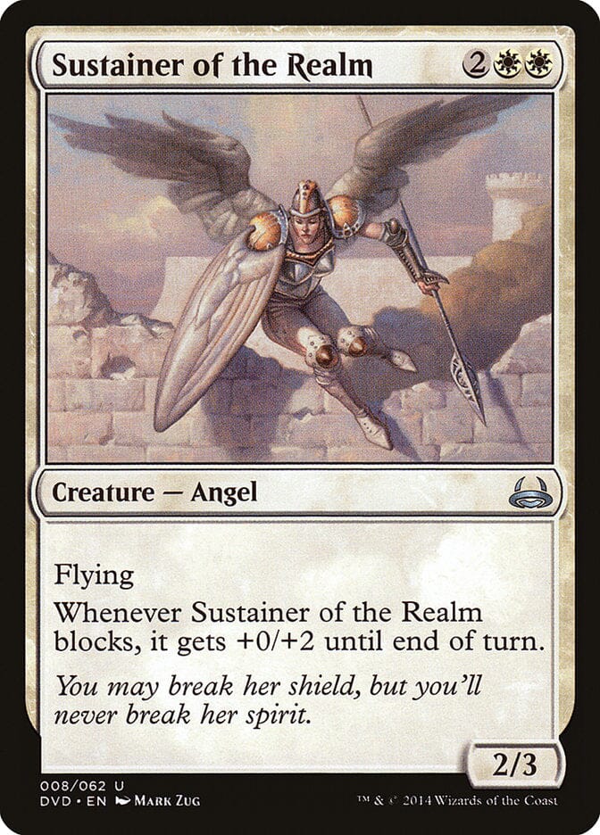 Sustainer of the Realm (Divine vs. Demonic) [Duel Decks Anthology] MTG Single Magic: The Gathering  | Multizone: Comics And Games