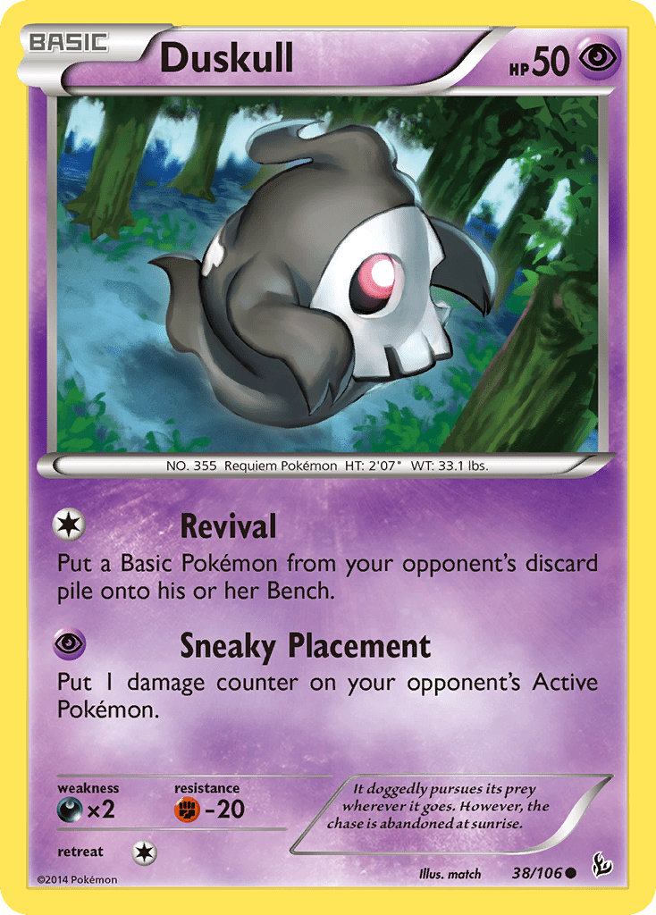 Duskull (38/106) [XY: Flashfire] Pokemon Single Pokémon  | Multizone: Comics And Games