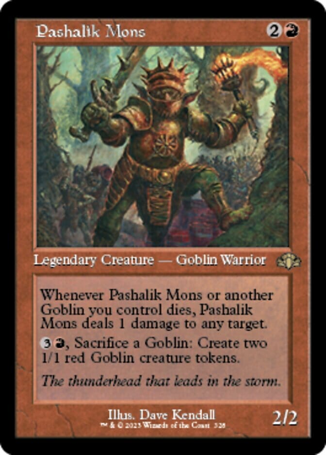 Pashalik Mons (Retro) [Dominaria Remastered] MTG Single Magic: The Gathering  | Multizone: Comics And Games