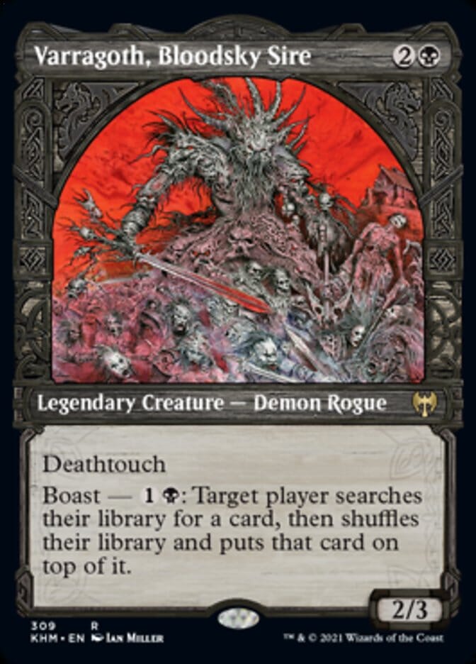 Varragoth, Bloodsky Sire (Showcase) [Kaldheim] MTG Single Magic: The Gathering  | Multizone: Comics And Games