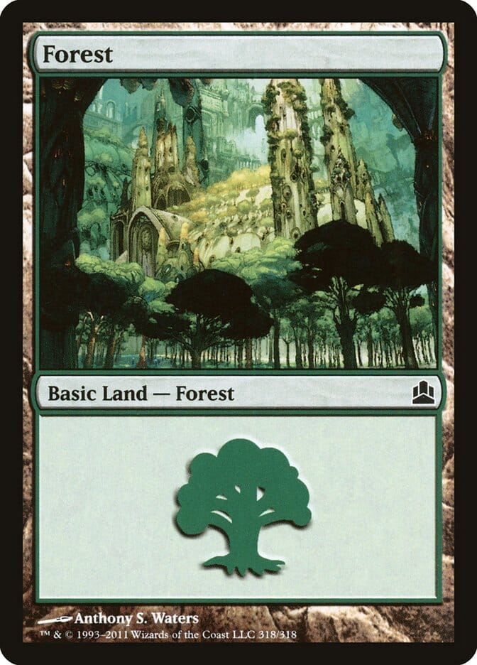 Forest (318) [Commander 2011] MTG Single Magic: The Gathering  | Multizone: Comics And Games