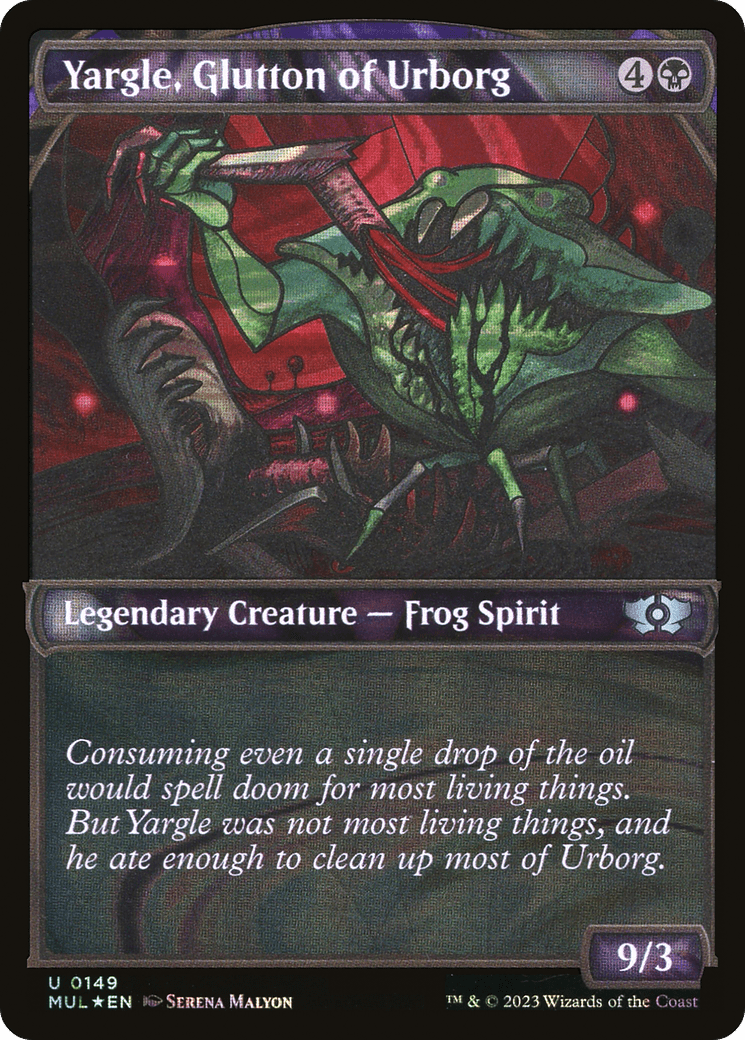 Yargle, Glutton of Urborg (Halo Foil) [Multiverse Legends] MTG Single Magic: The Gathering  | Multizone: Comics And Games