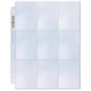 Ultra Pro 9 Pocket pages Platinum Series Accessories|Accessoires Multizone Singles  | Multizone: Comics And Games