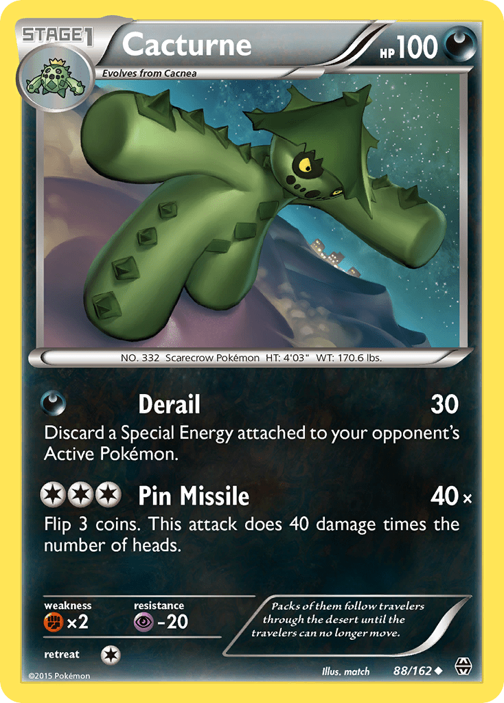 Cacturne (88/162) [XY: BREAKthrough] Pokemon Single Pokémon  | Multizone: Comics And Games