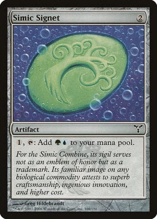 Simic Signet [Dissension] MTG Single Magic: The Gathering  | Multizone: Comics And Games