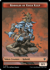Gold // Kobolds of Kher Keep Double-Sided Token [Murders at Karlov Manor Commander Tokens] MTG Single Magic: The Gathering  | Multizone: Comics And Games