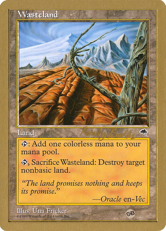 Wasteland (Randy Buehler) (SB) [World Championship Decks 1998] MTG Single Magic: The Gathering  | Multizone: Comics And Games