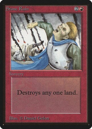 Stone Rain [Limited Edition Beta] MTG Single Magic: The Gathering  | Multizone: Comics And Games