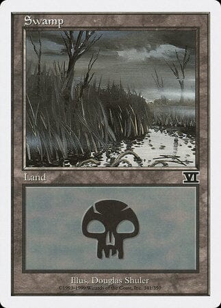 Swamp (341) [Classic Sixth Edition] MTG Single Magic: The Gathering  | Multizone: Comics And Games