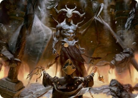 Ormendahl, the Corrupter Art Card [Innistrad: Midnight Hunt Art Series] MTG Single Magic: The Gathering  | Multizone: Comics And Games