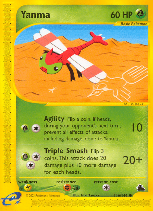 Yanma (116/144) [Skyridge] Pokemon Single Pokémon  | Multizone: Comics And Games