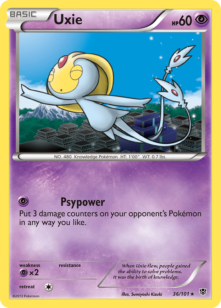 Uxie (36/101) [Black & White: Plasma Blast] Pokemon Single Pokémon  | Multizone: Comics And Games