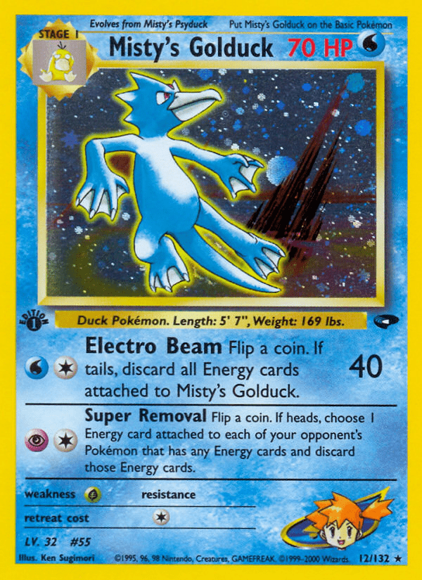 Misty's Golduck (12/132) [Gym Challenge 1st Edition] Pokemon Single Pokémon  | Multizone: Comics And Games
