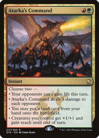 Atarka's Command [Dragons of Tarkir] MTG Single Magic: The Gathering  | Multizone: Comics And Games