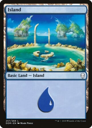 Island (257) [Dominaria] MTG Single Magic: The Gathering  | Multizone: Comics And Games