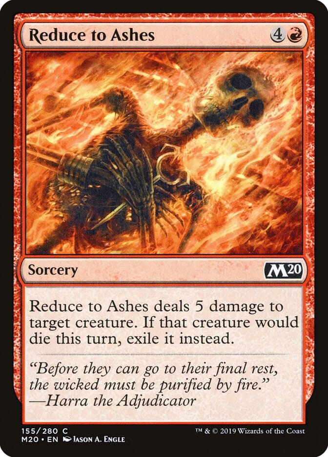 Reduce to Ashes [Core Set 2020] MTG Single Magic: The Gathering  | Multizone: Comics And Games