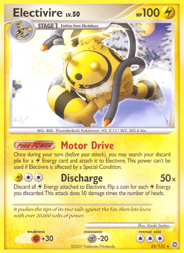 Electivire (25/132) [Diamond & Pearl: Secret Wonders] Pokemon Single Pokémon  | Multizone: Comics And Games