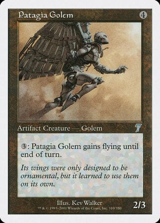 Patagia Golem [Seventh Edition] MTG Single Magic: The Gathering  | Multizone: Comics And Games