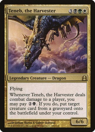 Teneb, the Harvester [Commander 2011] MTG Single Magic: The Gathering  | Multizone: Comics And Games