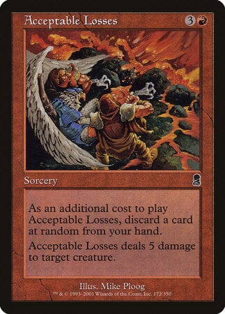 Acceptable Losses [Odyssey] MTG Single Magic: The Gathering  | Multizone: Comics And Games