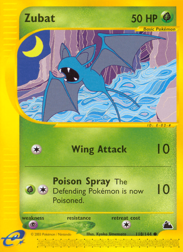 Zubat (118/144) [Skyridge] Pokemon Single Pokémon  | Multizone: Comics And Games