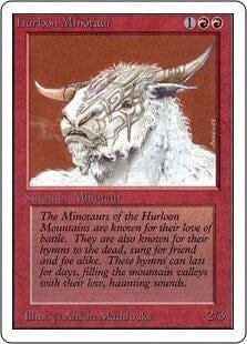 Hurloon Minotaur [Unlimited Edition] MTG Single Magic: The Gathering  | Multizone: Comics And Games