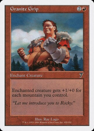 Granite Grip [Seventh Edition] MTG Single Magic: The Gathering  | Multizone: Comics And Games