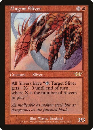 Magma Sliver [Legions] MTG Single Magic: The Gathering  | Multizone: Comics And Games