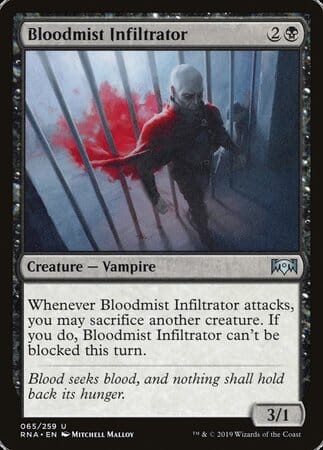 Bloodmist Infiltrator [Ravnica Allegiance] MTG Single Magic: The Gathering  | Multizone: Comics And Games