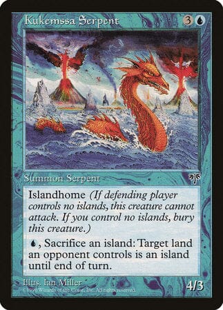Kukemssa Serpent [Mirage] MTG Single Magic: The Gathering  | Multizone: Comics And Games