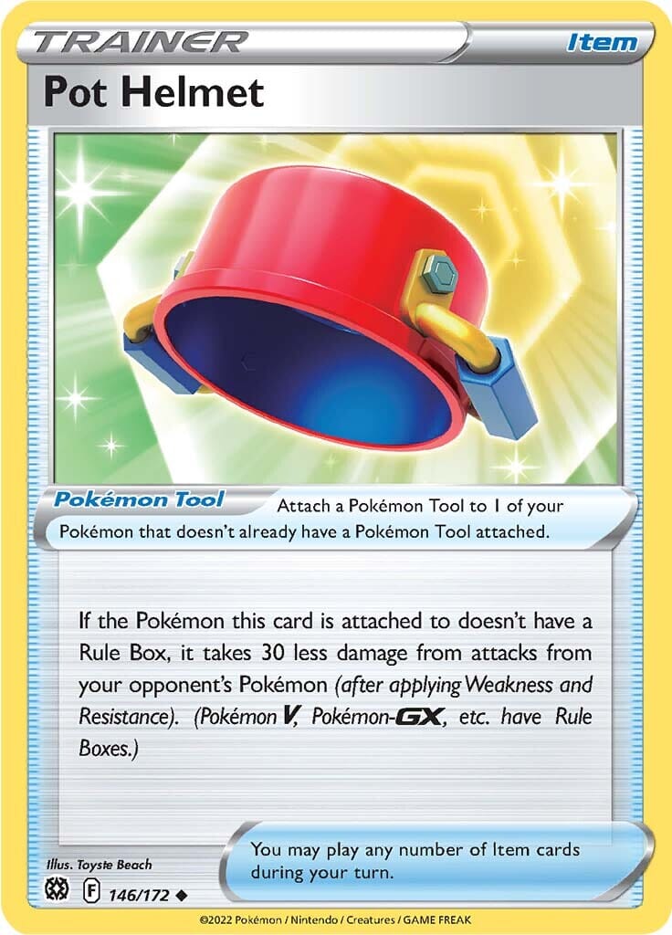 Pot Helmet (146/172) [Sword & Shield: Brilliant Stars] Pokemon Single Pokémon  | Multizone: Comics And Games