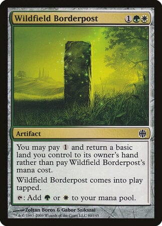 Wildfield Borderpost [Alara Reborn] MTG Single Magic: The Gathering  | Multizone: Comics And Games