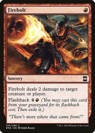 Firebolt [Eternal Masters] MTG Single Magic: The Gathering  | Multizone: Comics And Games