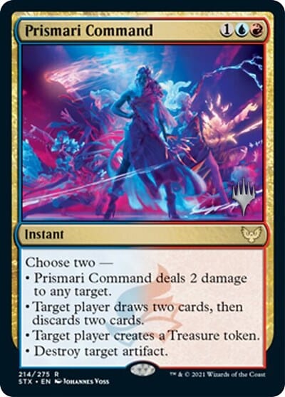 Prismari Command (Promo Pack) [Strixhaven: School of Mages Promos] MTG Single Magic: The Gathering  | Multizone: Comics And Games