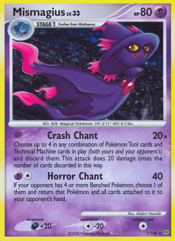 Mismagius (7/100) [Diamond & Pearl: Stormfront] Pokemon Single Pokémon  | Multizone: Comics And Games