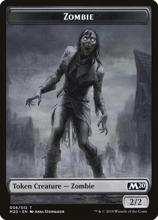 Soldier // Zombie Double-Sided Token [Game Night 2019 Tokens] MTG Single Magic: The Gathering  | Multizone: Comics And Games