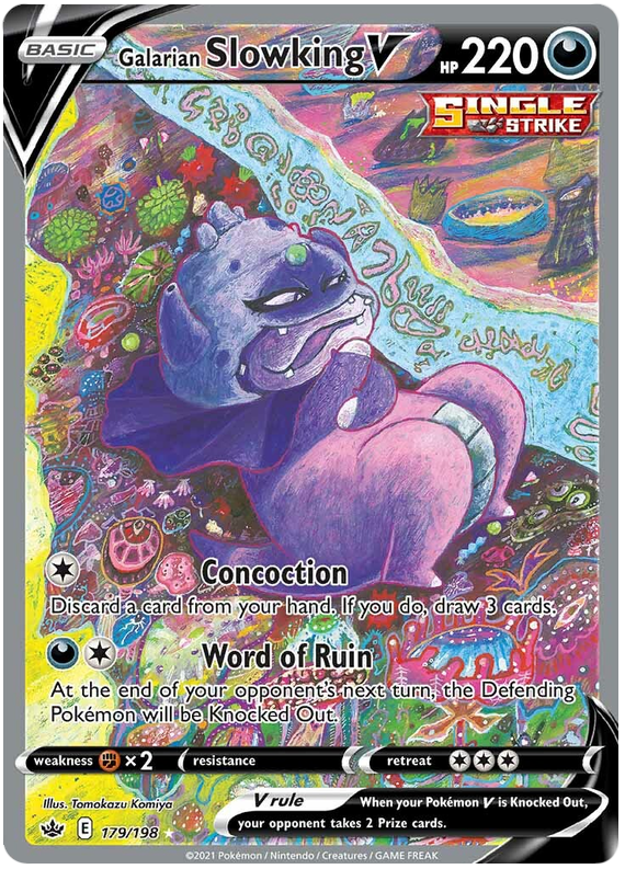 Galarian Slowking V (179/198) [Sword & Shield: Chilling Reign] Pokemon Single Pokémon  | Multizone: Comics And Games