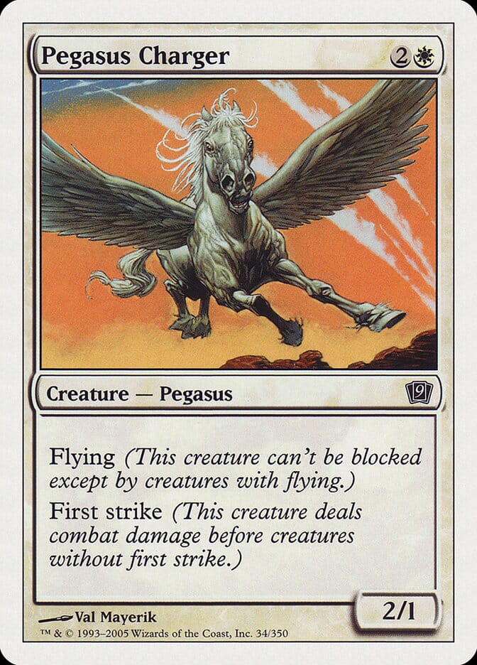 Pegasus Charger [Ninth Edition] MTG Single Magic: The Gathering  | Multizone: Comics And Games