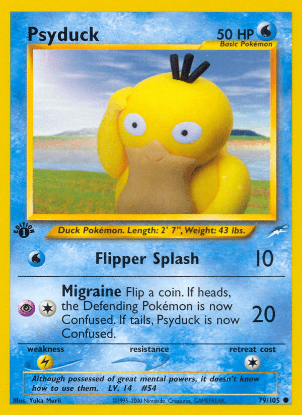 Psyduck (79/105) [Neo Destiny 1st Edition] Pokemon Single Pokémon  | Multizone: Comics And Games
