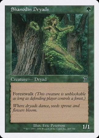 Shanodin Dryads [Seventh Edition] MTG Single Magic: The Gathering  | Multizone: Comics And Games