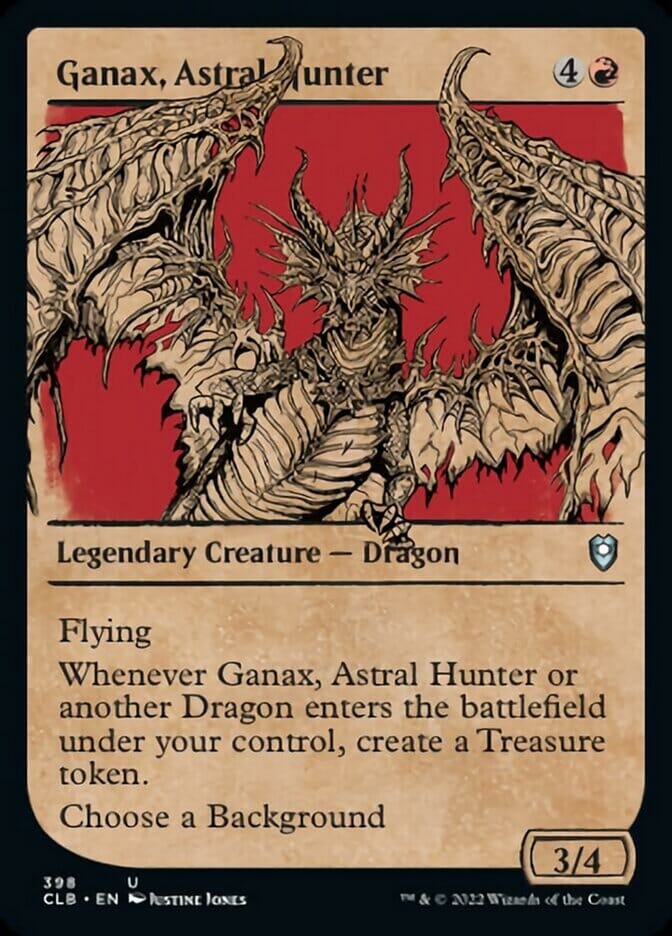 Ganax, Astral Hunter (Showcase) [Commander Legends: Battle for Baldur's Gate] MTG Single Magic: The Gathering  | Multizone: Comics And Games