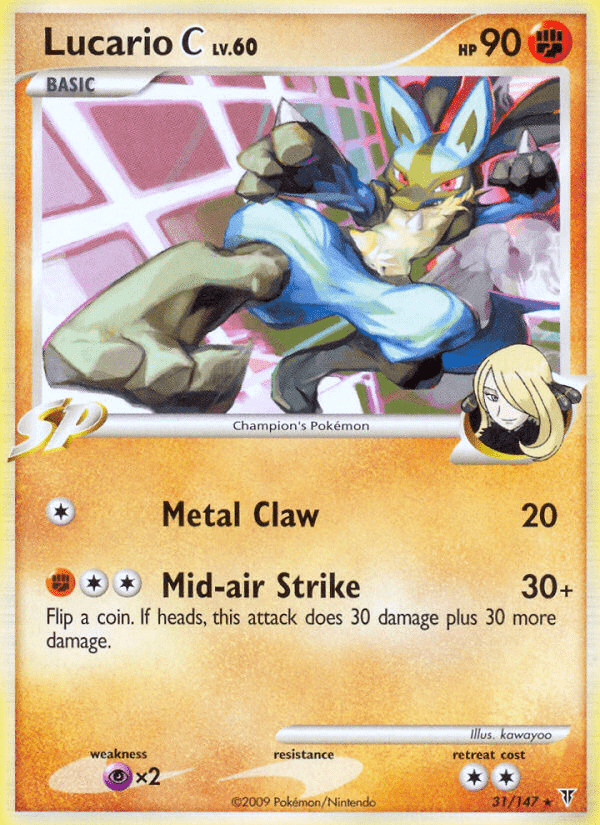 Lucario C (31/147) [Platinum: Supreme Victors] Pokemon Single Pokémon  | Multizone: Comics And Games