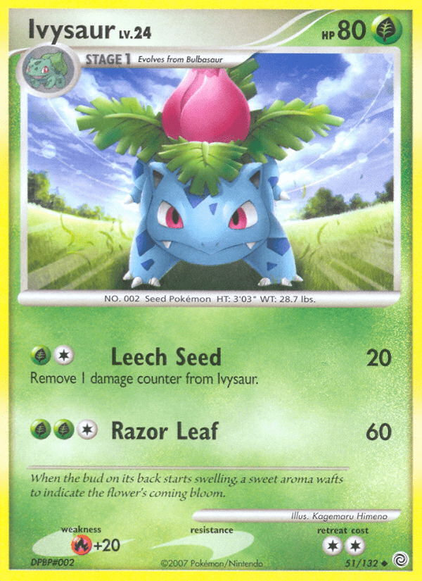 Ivysaur (51/132) [Diamond & Pearl: Secret Wonders] Pokemon Single Pokémon  | Multizone: Comics And Games