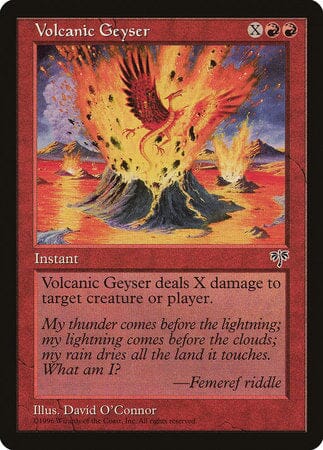 Volcanic Geyser [Mirage] MTG Single Magic: The Gathering  | Multizone: Comics And Games